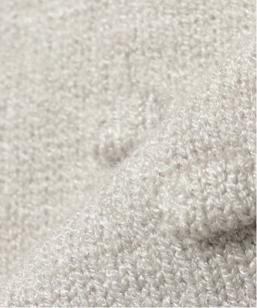 petit main（プティマイン）の「ポコポコカーディガン（カーディガン/ボレロ・キッズ・トップグレー/アイボリー/ライトピンク・70cm/80ｃｍ）」の7枚目の写真