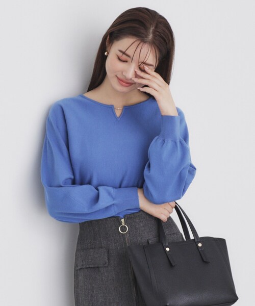 新品♦︎未使用 BANDEL BASIC CREW NECK KNIT Ⅳ(L) 新品♦︎未使用 BANDEL BASIC CREW NECK KNIT Ⅳ(L) Eyelet High Neck