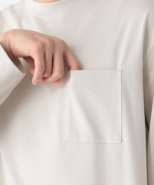 GLOBAL WORK(グローバルワーク)の「ヘビロッTEE/長袖/138941(Tシャツ/カットソー・メンズ・ホワイト/ライトグレー・X-LARGE/SMALL/MEDIUM/LARGE)」の20枚目の写真