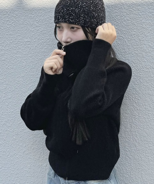 セール】ハイネックニットセーター（ニット/セーター）｜madrepadre