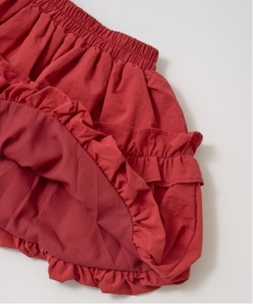 Lycee mine(リセマイン)の「フリル付きバルーンスカート(スカート・キッズ・ライトピンク/ライトベージュ/チェリーレッド/ネイビー・110cm/100cm/120cm/130cm/140cm/150cm)」の6枚目の写真