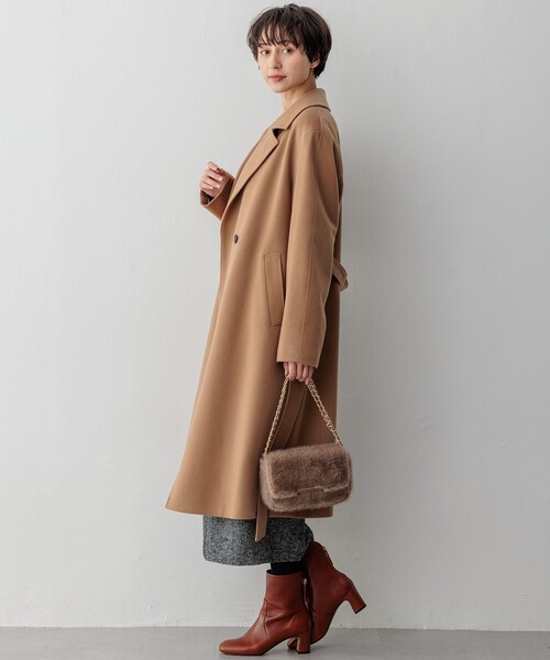 ◾️定価46200円　美品　ノーリーズ　ライトダブルビーバーチェスターコート MTRカシミヤライトビーバー チェスターコート（チェスターコート）｜23