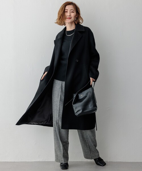 overE チェスターコート(サイズ96) モカ MTRカシミヤライトビーバー チェスターコート（チェスターコート）｜23