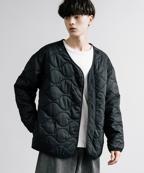 Rocky Monroe(ロッキーモンロー)の「オーバーサイズ3WAY ショートモッズコート(モッズコート・メンズ・ブラック/カーキ/ライトグレー・LL/M/L)」の9枚目の写真