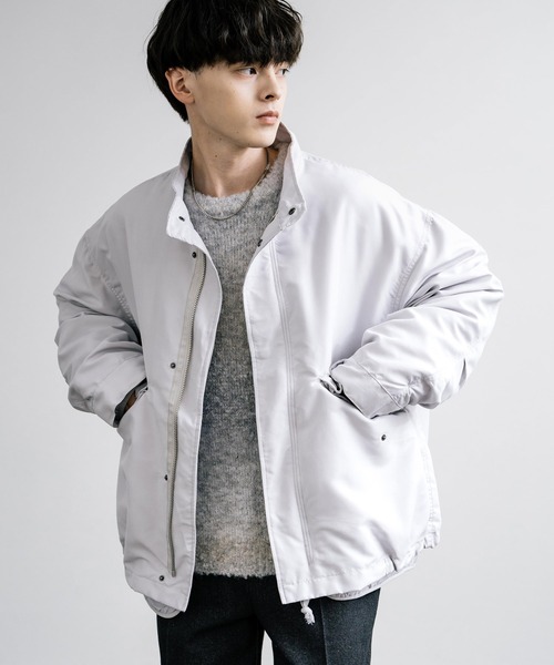 Rocky Monroe(ロッキーモンロー)の「オーバーサイズ3WAY ショートモッズコート(モッズコート・メンズ・ブラック/カーキ/ライトグレー・LL/M/L)」の11枚目の写真