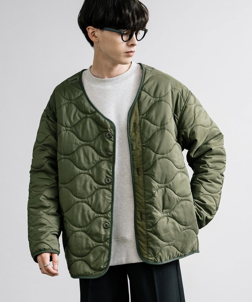 Rocky Monroe(ロッキーモンロー)の「オーバーサイズ3WAY ショートモッズコート(モッズコート・メンズ・ブラック/カーキ/ライトグレー・LL/M/L)」の19枚目の写真
