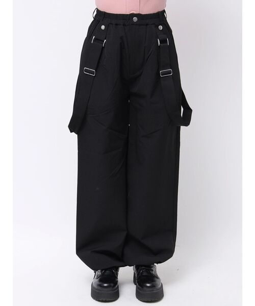 EMODA（エモダ）の「NYLON LOOSE SUSPENDER PT（その他パンツ・レディース・その他/ブラック・FREE）」の10枚目の写真