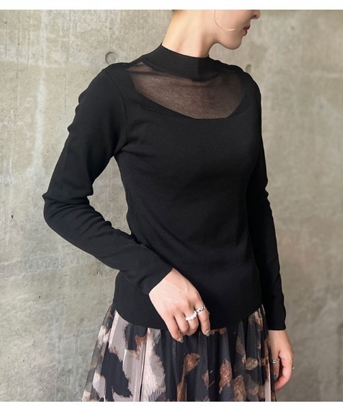 【DESERT ROSE】デコルテシアーハイネックプルオーバーニット★☆BDKT-57 Desert Rose（デザートローズ）の「【DESERT ROSE/デザート