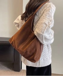 ammy.（エイミードット）の「【 ammy. / エイミードット 】 スエード ハーフ デザイン ショルダー バッグ（ショルダーバッグ）」