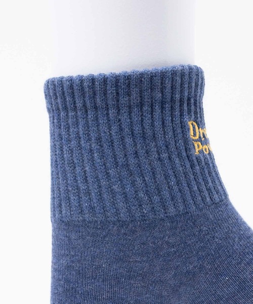 NAVY（ネイビー）の「nAvy ショート丈 リブロゴ刺繍ソックス 靴下　23～25cm（ソックス/靴下・レディース・オレンジ/グリーン/アイボリー/ネイビー系/ライトブラウン/サックスブルー/エメラルド/オフホワイト・フリー）」の20枚目の写真