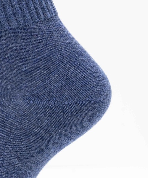 NAVY（ネイビー）の「nAvy ショート丈 リブロゴ刺繍ソックス 靴下　23～25cm（ソックス/靴下・レディース・オレンジ/グリーン/アイボリー/ネイビー系/ライトブラウン/サックスブルー/エメラルド/オフホワイト・フリー）」の18枚目の写真