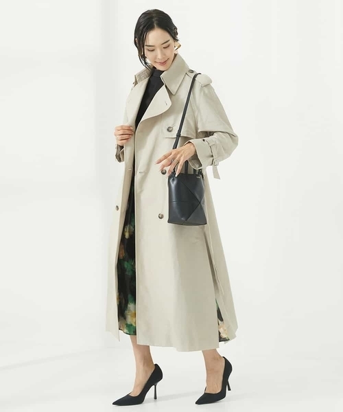 ミッシェルクラン　ロング　トレンチコート　メンズ コート（アルレッティ） （トレンチコート）｜MICHEL KLEIN