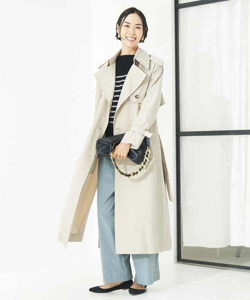 ミッシェルクラン　ロング　トレンチコート　メンズ ダブルブレストマキシコート （トレンチコート）｜MICHEL KLEIN