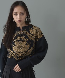 HARE | 2WAYチャイナゴブランプルオーバー(HARE)(スウェット)