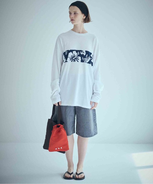 seaJapan サテン巾着 SEA（シー）の「SEA サテン巾着M（ポーチ）」 - WEAR