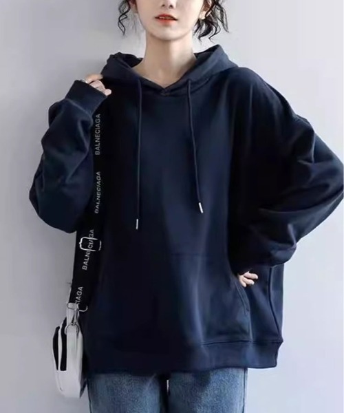 セール】シンプル スウェット フーディー パーカー（パーカー