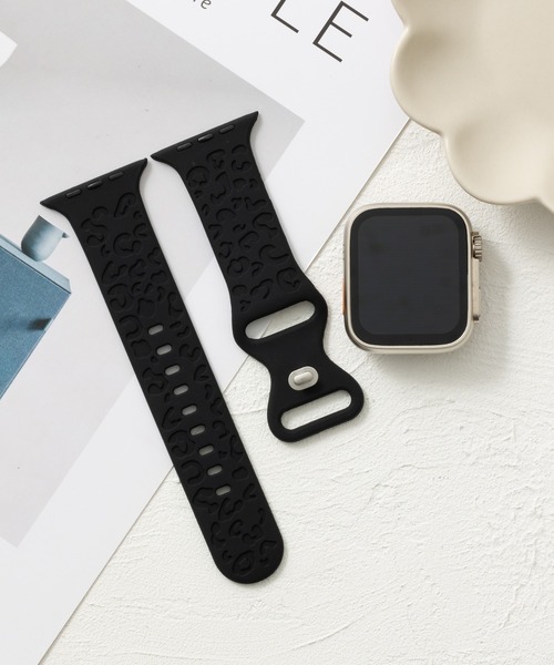 emonique(エモニーク)の「スマートウォッチバンド Apple Watch バンド シリコン製【38/40/41/42/44/45/49mm対応】(デジタル腕時計・レディース・ブラック/グレー/ブラウン/ホワイト/ベージュ・38/42)」の3枚目の写真