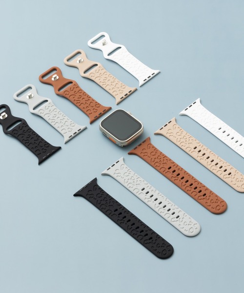 emonique(エモニーク)の「スマートウォッチバンド Apple Watch バンド シリコン製【38/40/41/42/44/45/49mm対応】(デジタル腕時計・レディース・ブラック/グレー/ブラウン/ホワイト/ベージュ・38/42)」の6枚目の写真