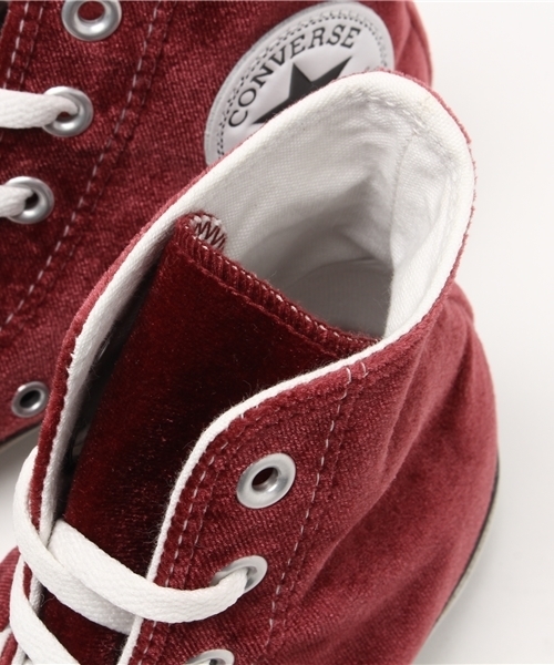 CONVERSE（コンバース）の「CONVERSE ALLSTAR VELVET HI/205-CVS-32664088（スニーカー・レディース・バーガンディー・4/5）」の7枚目の写真