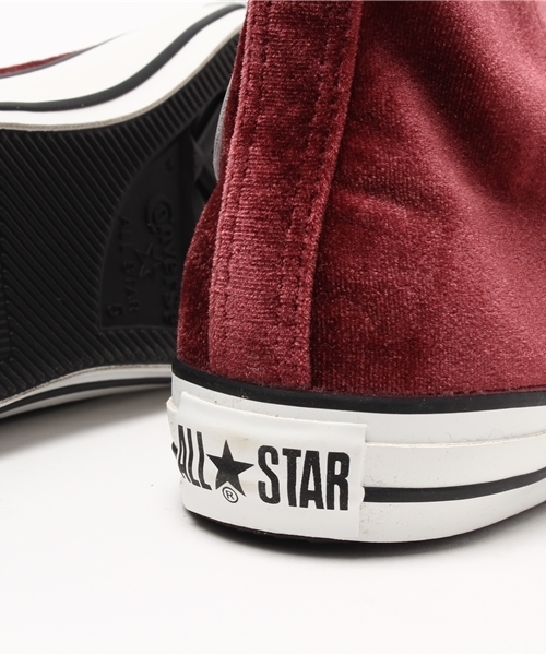 CONVERSE（コンバース）の「CONVERSE ALLSTAR VELVET HI/205-CVS-32664088（スニーカー・レディース・バーガンディー・4/5）」の8枚目の写真