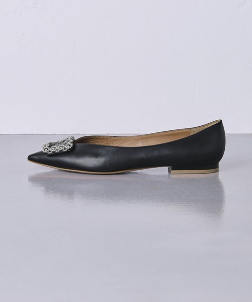 PIPPICHIC ANNA V JWLフラットパンプス Pippichic（ピッピシック）の「＜PIPPICHIC＞ANNA V JWL フラット