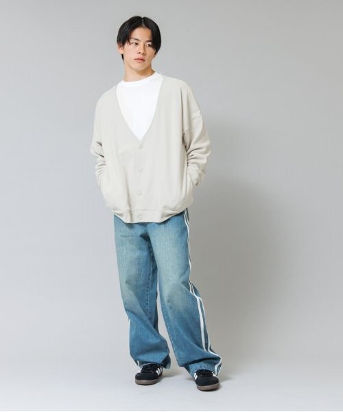 GLAZOS（グラソス）の「【大人向けサイズあり】【あったか】マイクロフリース・カーディガン（カーディガン/ボレロ・キッズ・ライトグレー/ネイビー・LL/S/M/L）」の8枚目の写真