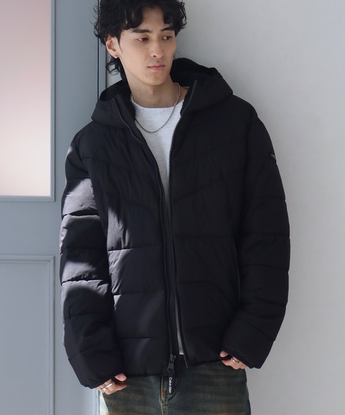 セール】【Calvin Klein/カルバンクライン】HOODED STRETCH JACKET