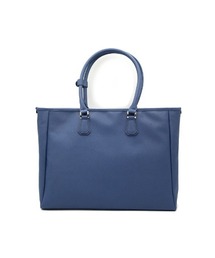 KATHARINE E HAMNETT（キャサリン・イー・ハムネット）の「【KATHARINE E HAMNETT-キャサリン・イー・ハムネット-】トートバック サフィアーノ調 PC収納可 無地 通年（トートバッグ）」