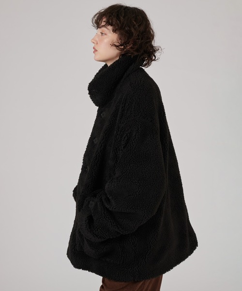 ONCILY(オンシェリー)の「VOLUME BOA BLOUSON / ボリュームボアブルゾン(ブルゾン・メンズ・ブラック/ブラウン/チャコールグレー・MEDIUM/LARGE)」の5枚目の写真