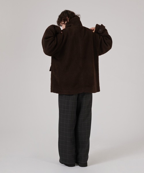 ONCILY(オンシェリー)の「VOLUME BOA BLOUSON / ボリュームボアブルゾン(ブルゾン・メンズ・ブラック/ブラウン/チャコールグレー・MEDIUM/LARGE)」の21枚目の写真