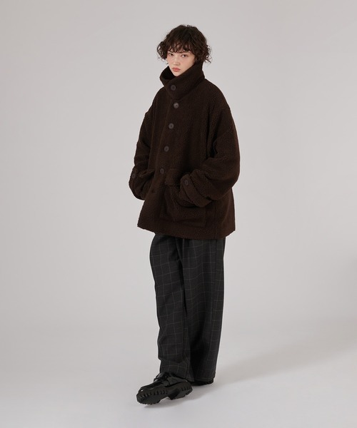 ONCILY(オンシェリー)の「VOLUME BOA BLOUSON / ボリュームボアブルゾン(ブルゾン・メンズ・ブラック/ブラウン/チャコールグレー・MEDIUM/LARGE)」の20枚目の写真