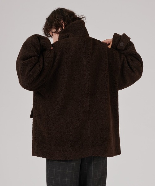 ONCILY(オンシェリー)の「VOLUME BOA BLOUSON / ボリュームボアブルゾン(ブルゾン・メンズ・ブラック/ブラウン/チャコールグレー・MEDIUM/LARGE)」の17枚目の写真