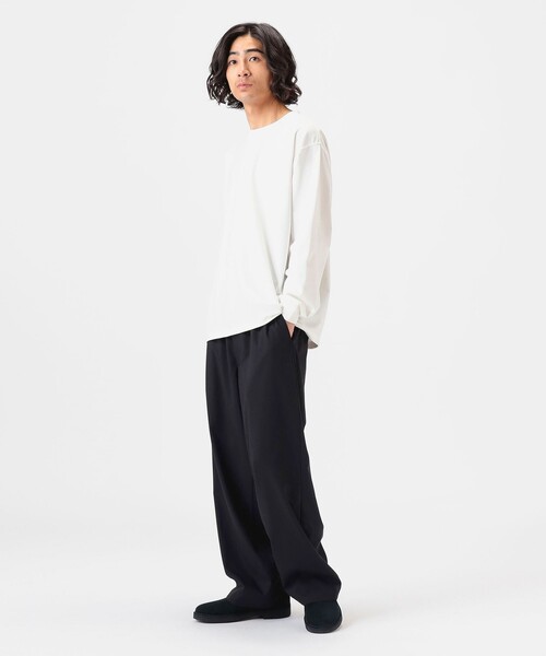 B:MING by BEAMS(ビーミングバイビームス)の「クイックドライ クルーネック カットソー(Tシャツ/カットソー・メンズ・オフホワイト/ブラック・S/XL/L/M)」の9枚目の写真