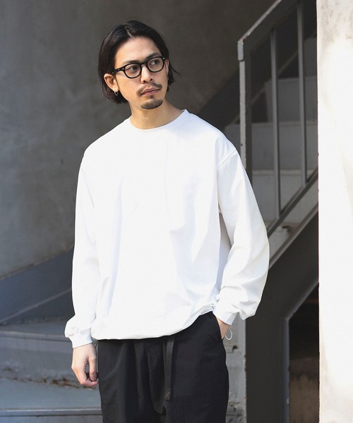 B:MING by BEAMS(ビーミングバイビームス)の「クイックドライ クルーネック カットソー(Tシャツ/カットソー・メンズ・オフホワイト/ブラック・S/XL/L/M)」の2枚目の写真