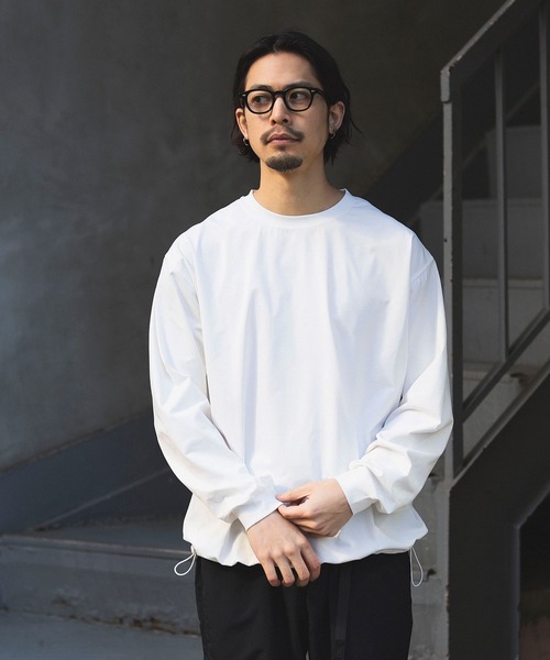 B:MING by BEAMS(ビーミングバイビームス)の「クイックドライ クルーネック カットソー(Tシャツ/カットソー・メンズ・オフホワイト/ブラック・S/XL/L/M)」の4枚目の写真