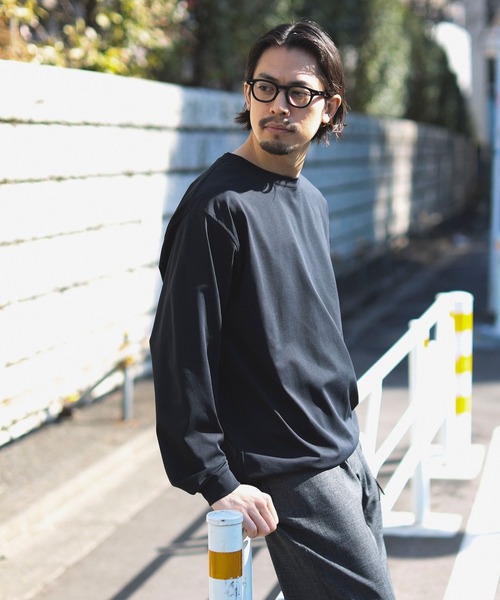 B:MING by BEAMS(ビーミングバイビームス)の「クイックドライ クルーネック カットソー(Tシャツ/カットソー・メンズ・オフホワイト/ブラック・S/XL/L/M)」の6枚目の写真