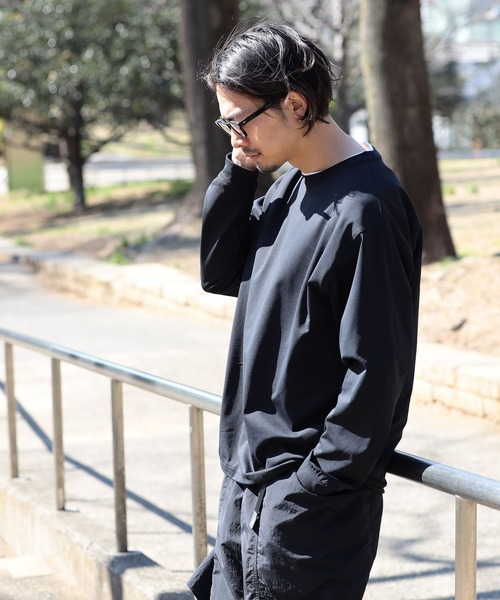 B:MING by BEAMS(ビーミングバイビームス)の「クイックドライ クルーネック カットソー(Tシャツ/カットソー・メンズ・オフホワイト/ブラック・S/XL/L/M)」の7枚目の写真