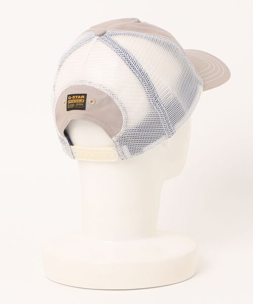 G-STAR(ジースター)の「AVERNUS TRUCKER CAP/クラシックロゴメッシュキャップ(キャップ・メンズ・ベージュ・ONE SIZE)」の3枚目の写真