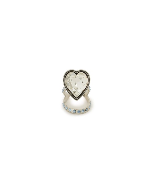 PAMEO POSE(パメオポーズ)の「Heart Bijou Nail Ring(リング・レディース・シルバー/ゴールド・FREE)」の2枚目の写真