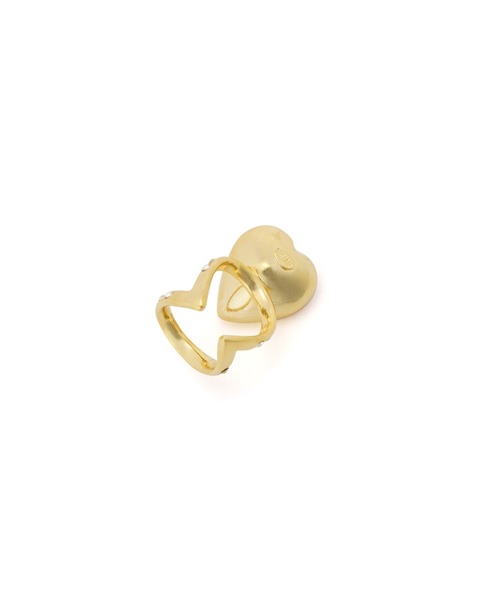PAMEO POSE(パメオポーズ)の「Heart Bijou Nail Ring(リング・レディース・シルバー/ゴールド・FREE)」の5枚目の写真