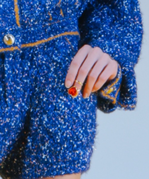 PAMEO POSE(パメオポーズ)の「Heart Bijou Nail Ring(リング・レディース・シルバー/ゴールド・FREE)」の6枚目の写真