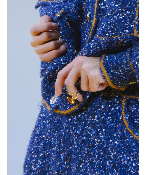 PAMEO POSE(パメオポーズ)の「Heart Bijou Nail Ring(リング・レディース・シルバー/ゴールド・FREE)」の8枚目の写真