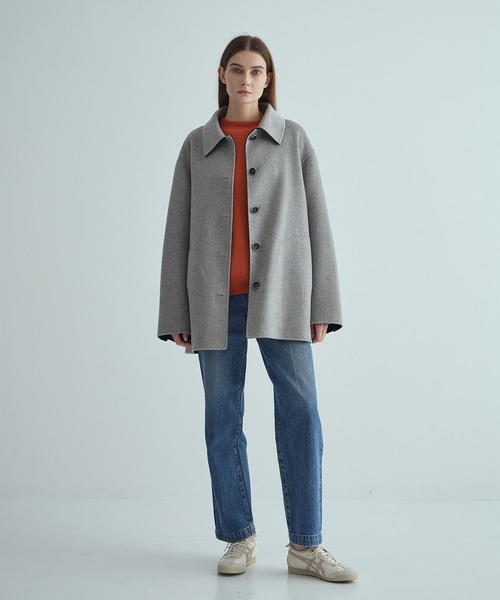 THE TOKYO/ザトウキョウ】CASHMERE REVERSIBLE SHORT COAT/カシミヤ