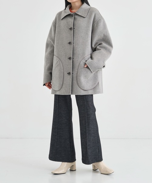 THE TOKYO/ザトウキョウ】CASHMERE REVERSIBLE SHORT COAT/カシミヤ