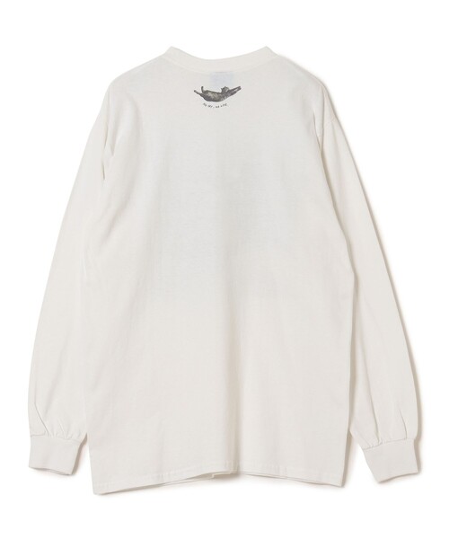 mmts(マミタス)の「【COLLABORATION】清水奈緒 / デコアクビ ロングTシャツ(Tシャツ/カットソー・レディース・ブラック/ホワイト・XL/M/L)」の9枚目の写真