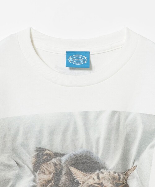 mmts(マミタス)の「【COLLABORATION】清水奈緒 / デコアクビ ロングTシャツ(Tシャツ/カットソー・レディース・ブラック/ホワイト・XL/M/L)」の11枚目の写真