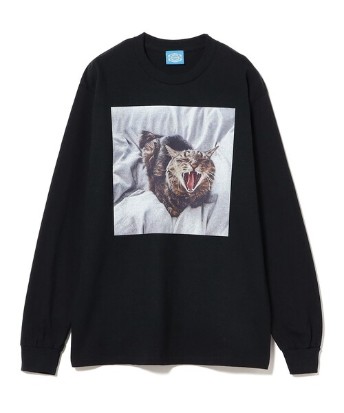 mmts(マミタス)の「【COLLABORATION】清水奈緒 / デコアクビ ロングTシャツ(Tシャツ/カットソー・レディース・ブラック/ホワイト・XL/M/L)」の16枚目の写真