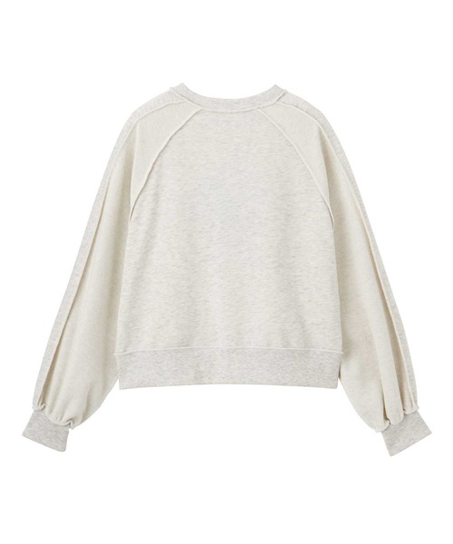 GeeRA（ジーラ）の「春にぴったり♪リメイク風刺しゅうロゴ裏毛スウェット（スウェット・レディース・ピンク/チャコール/オートミール・LARGE/X-LARGE/MEDIUM）」の22枚目の写真