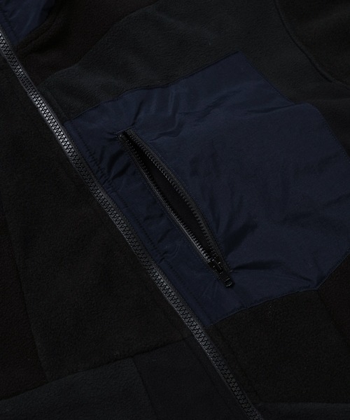 ANREALAGE（アンリアレイジ）の「PANEL PATCHWORK FLEECE BLOUSON（ブルゾン・レディース・ブラック・46）」の4枚目の写真