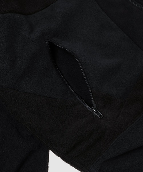 ANREALAGE（アンリアレイジ）の「PANEL PATCHWORK FLEECE BLOUSON（ブルゾン・レディース・ブラック・46）」の8枚目の写真